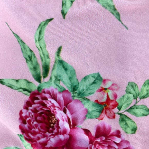 HONEYDEW Pink Yellow Floral Top and Ruffle Pants Set - Picture 9 of 12